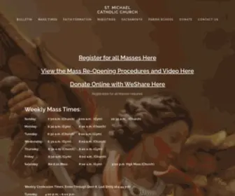 Stmichaelcommunity.org(Michael Catholic Church) Screenshot