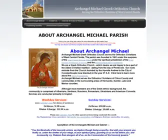 Stmichaelgoc.org(Michael the Archangel Greek Orthodox Church) Screenshot