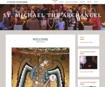 Stmichael.org(Orthodox Church of America in Concord California) Screenshot