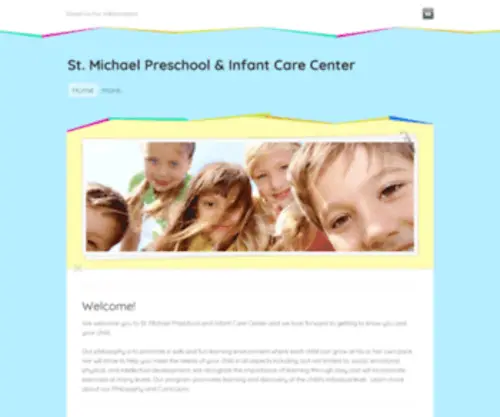 Stmichaelpreschool.org(St. Michael Preschool & Infant Care) Screenshot