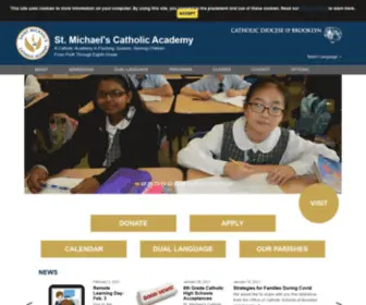 Stmichaelsca.org(Michael's Catholic Academy) Screenshot