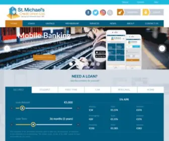 Stmichaelscu.ie(St. Michaels Credit Union) Screenshot