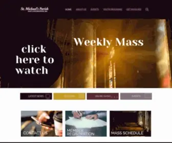 Stmichaelsel.org(Michael's Parish East Longmeadow) Screenshot