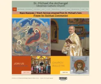 Stmichaelsukrainian.com(St Michael the Archangel Ukrainian Catholic Church) Screenshot