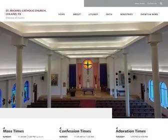 Stmichaeluhlandtx.org(Michael Catholic Church) Screenshot