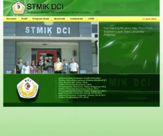 Stmik-Dci.ac.id(STMIK DCI) Screenshot