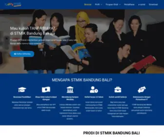 Stmikbandungbali.ac.id(STMIK BANDUNG BALI) Screenshot