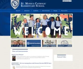 Stmonicaces.org(Monica Catholic Elementary School) Screenshot