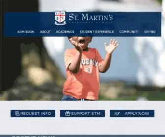 STmsaints.com(Martin's Episcopal School) Screenshot