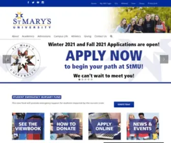 Stmu.ca(St. Mary’s University College) Screenshot