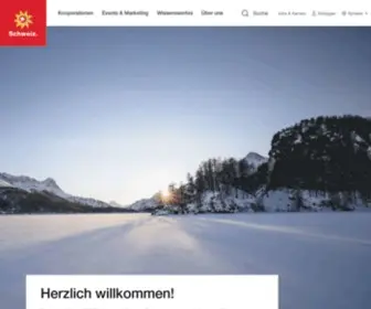 Stnet.ch(B2B Plattform von Schweiz Tourismus) Screenshot