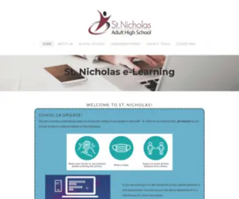 Stnicholaselearning.ca(Nicholas e) Screenshot