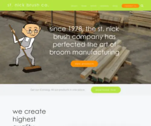 Stnickbrush.com(The St. Nick Brush Company) Screenshot