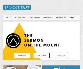 Stnickstalks.org(Christianity for sceptics) Screenshot