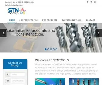 STntools.com(Carbide Cutting Tools Manufacturers and Suppliers) Screenshot