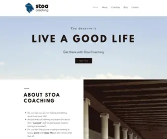 Stoacoaching.com(Stoa Coaching) Screenshot