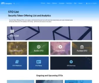 Stoanalytics.com(STO List) Screenshot
