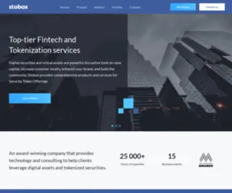 Stoboxplatform.com(An award) Screenshot