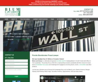 Stock-Attorneys-Darren-Blum.com(Florida Stockbroker Fraud Lawyer) Screenshot