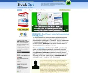 Stock-SPY.com(Stock RSS News Feed Charts) Screenshot