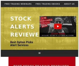 Stockalertsreviewed.com(Stock Alerts Reviewed) Screenshot