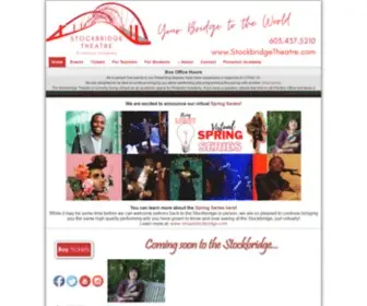 Stockbridgetheatre.com(Your Bridge to the World) Screenshot