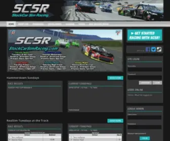 Stockcarsimracing.com(StockCar Sim Racing) Screenshot