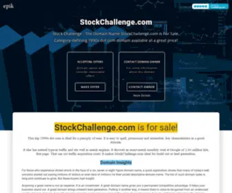 Stockchallenge.com(The Leading Stock Challenge Site on the Net) Screenshot