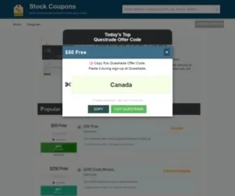 Stockcoupons.com(Stock Coupons) Screenshot