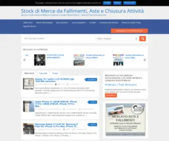 Stockfallimentioccasioni.com(Scegli il settore che ti interessa) Screenshot
