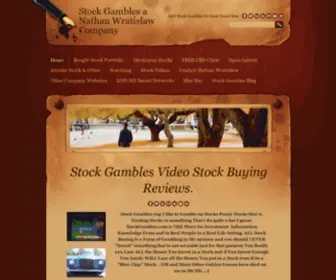 Stockgambles.com(Nathan Wratislaw) Screenshot