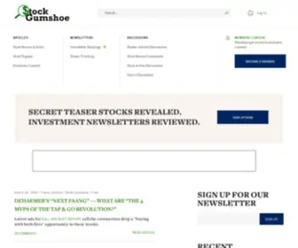 Stockgumshoe.com(Stock Gumshoe) Screenshot