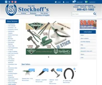 Stockhoffsonline.com(Stockhoff's Horseshoes and Supplies) Screenshot