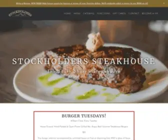 Stockholderssteakhouse.com(Stockholders Steakhouse) Screenshot