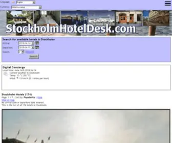 Stockholmhoteldesk.com(Stockholmhoteldesk) Screenshot