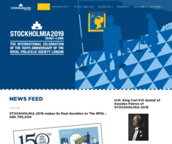 Stockholmia2019.se(STOCKHOLMIAHome) Screenshot