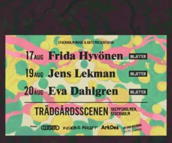 Stockholmmusicandarts.com(Stockholm Music & Arts) Screenshot