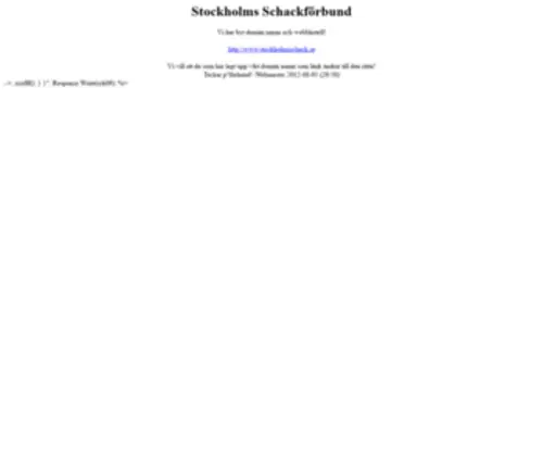 Stockholmschack.nu(Stockholmschack) Screenshot