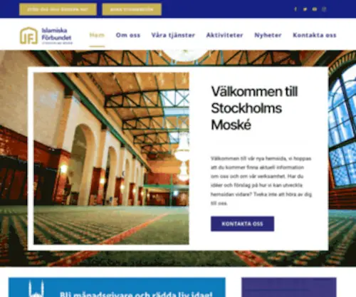 Stockholmsmoske.se(Stockholmsmoske) Screenshot