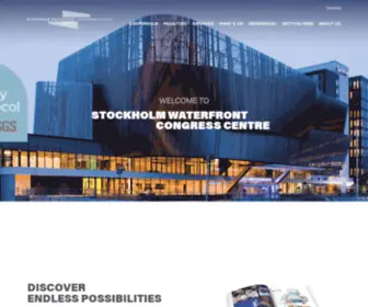 Stockholmwaterfront.com(At Stockholm Waterfront Congress Centre everything) Screenshot