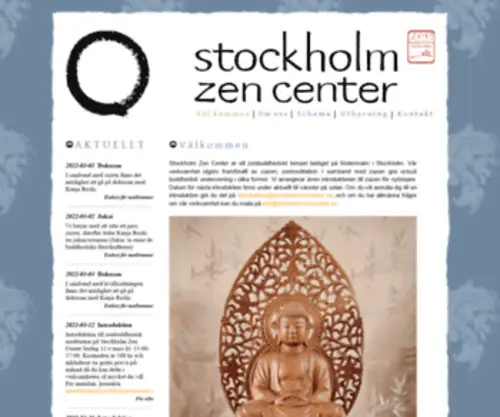 StockholmZencenter.se(Välkommen) Screenshot