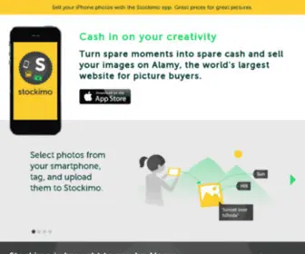 Stockimo.com(The mobile phone photo app that makes money) Screenshot