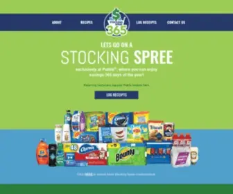 Stockingspree.com(Rewards Exclusively At Publix) Screenshot