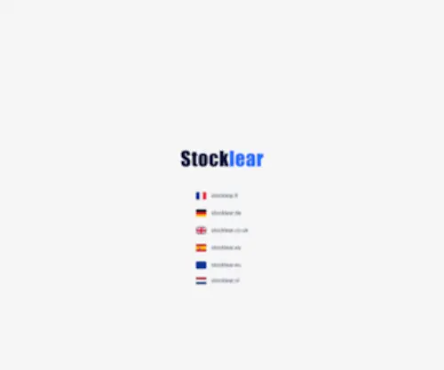 Stocklear.com(Déstockage) Screenshot