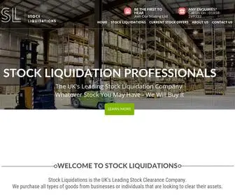 Stockliquidations.co.uk(Stock Liquidations) Screenshot