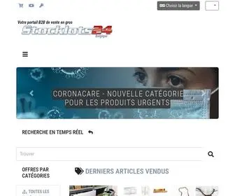 Stocklots24.be(StocklotsVous trouverez ici plus deprofessionnels) Screenshot