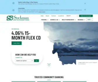 Stockmanbank.com(Stockman Bank) Screenshot