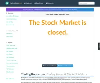 Stockmarketclock.com(Stockmarketclock) Screenshot