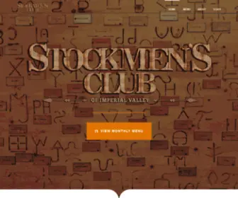 Stockmensclub.com(Stockmen's Club of Imperial Valley) Screenshot