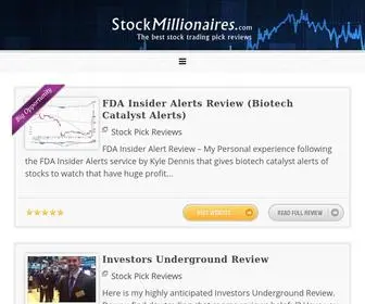Stockmillionaires.com(All Stock Trading Pick Reviews) Screenshot